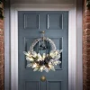 Couronne de neige de 53cm a led Décoration