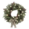 Outlet Couronne nAuds rose led d70cm Décoration