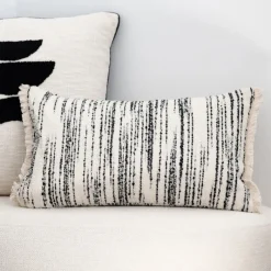 Best Coussin bandes jacquard 50x30cm Décoration Textile·Coussin, Housse De Coussin