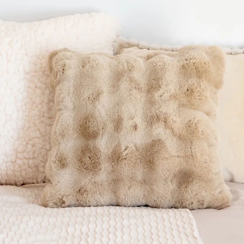 Discount Coussin bubble beige 45x45cm Décoration Textile·Coussin, Housse De Coussin