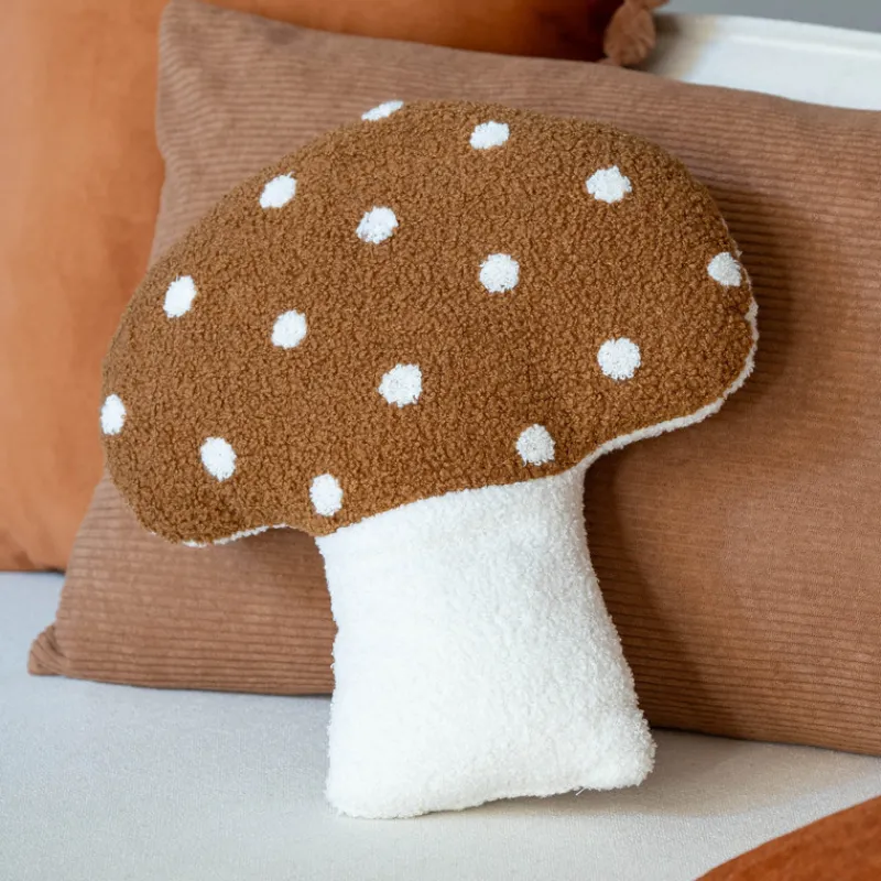 Clearance Coussin champignon creme 40cm Décoration Textile·Coussin, Housse De Coussin
