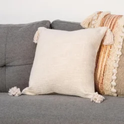 Best Coussin coton lurex 40x40cm crem Décoration Textile·Coussin, Housse De Coussin