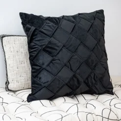 Online Coussin damier velours 48x48cm n Décoration Textile·Coussin, Housse De Coussin