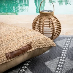 Best Coussin de sol en jute Coussin, Tapis
