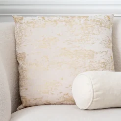 Discount Coussin gold abstrait 45x45cm Décoration Textile·Coussin, Housse De Coussin