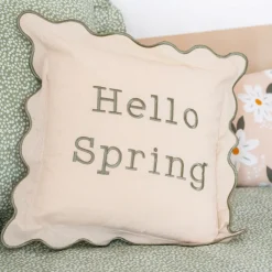 Sale Coussin hello spring 40x40cm Décoration Textile·Coussin, Housse De Coussin
