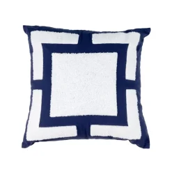 Online Coussin hexalia 40x40cm bleu Décoration Textile·Coussin, Housse De Coussin
