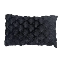 Hot Coussin kalya 30x50cm noir Décoration Textile·Coussin, Housse De Coussin
