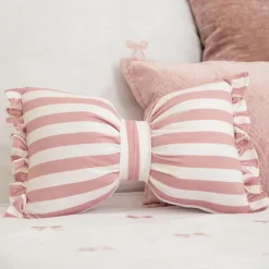 Best Coussin nAud papillon rose 25x35 Décoration Textile·Coussin, Housse De Coussin