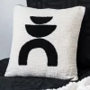 Clearance Coussin neo piping noir 45x45cm Décoration Textile·Coussin, Housse De Coussin