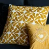 New Coussin petales brodees 45x45cm Décoration Textile·Coussin, Housse De Coussin