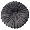 Sale Coussin rond velours gris Décoration Textile·Coussin, Housse De Coussin