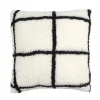 Online Coussin sherpa blanc carreaux no Décoration Textile·Coussin, Housse De Coussin