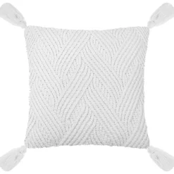 New Coussin tresse 45x45cm pompons n Décoration Textile·Coussin, Housse De Coussin