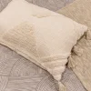 Discount Coussin tufte 50x70cm creme Décoration Textile·Coussin, Housse De Coussin