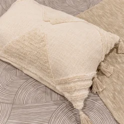 Discount Coussin tufte 50x70cm creme Décoration Textile·Coussin, Housse De Coussin