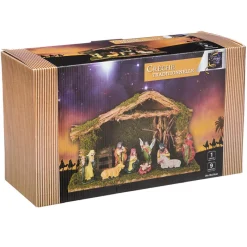 Hot Creche led 30x20cm Village De Noël
