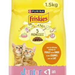 Sale Croquettes chat junior dinde Alimentation Chat