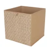 Best Cube de rangement effet osier Rangement Décoratif
