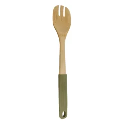 New Cuillere a salade bambou sauge Vaisselle, Art De La Table·Couverts, Ménagère