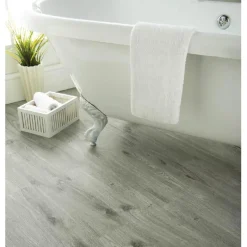 Dalles pvc gris clair effetchene Revetement Sol, Mur