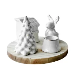 Sale Deco petit plateau bougie et fig Décoration