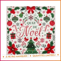 Online Dessous plat quiz de noel x6 Vaisselle Jetable