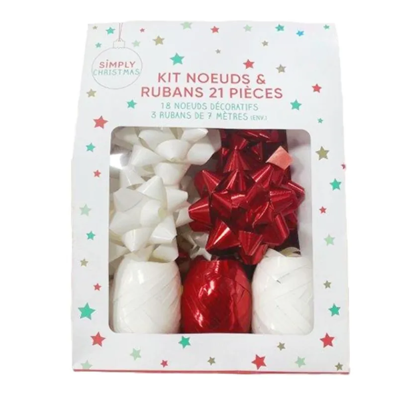 Sale Display pack de 21 nAuds et ruba Emballage Cadeau