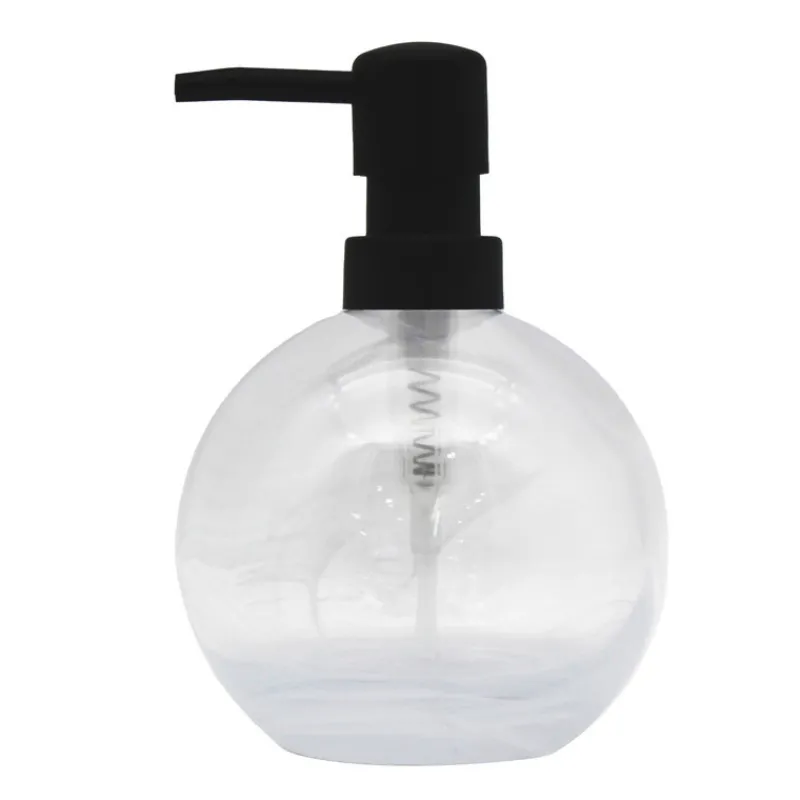 Outlet Distributeur a savon nacre blanc Accessoire Salle De Bain