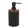 Best Distributeur a savon noir /bois Accessoire Salle De Bain