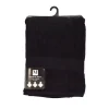 Discount Drap de bain 100x150cm noir Linge De Toilette, Plage·Serviette