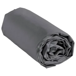 Drap housse 160x200 gris fonce h Linge De Lit·Drap
