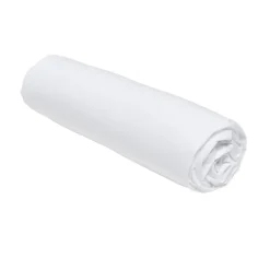 New Drap housse 90x190 jersey blanc Linge De Lit·Drap