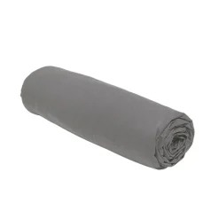 Clearance Drap housse 180x200 jersey gris Linge De Lit·Drap