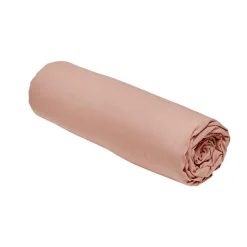 Hot Drap housse 160x200 jersey rose Linge De Lit·Drap