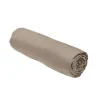 Clearance Drap housse 180x200 jersey taupe Linge De Lit·Drap