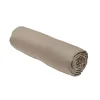 Outlet Drap housse 160x200 jersey taupe Linge De Lit·Drap