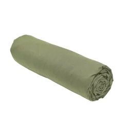Clearance Drap housse 160x200 jersey vert Linge De Lit·Drap