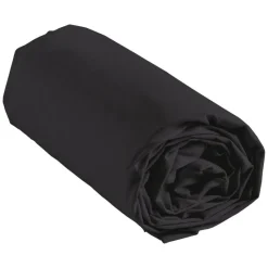 Best Drap housse 160x200 noir homecol Linge De Lit·Drap