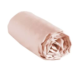 Outlet Drap housse 140x190 rose homeco Linge De Lit·Drap