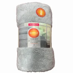 Hot Drap housse 90x190 teddy polaire Linge De Lit·Drap