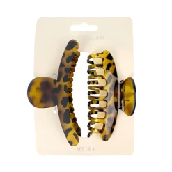 New Duo pince cheveux leopard Accessoire Beauté