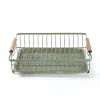 Best Egouttoir kaki et bois Ustensiles, Accessoire De Cuisine