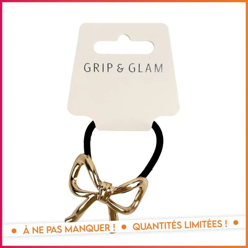 Sale Elastique cheveux noeud gold Accessoire Beauté