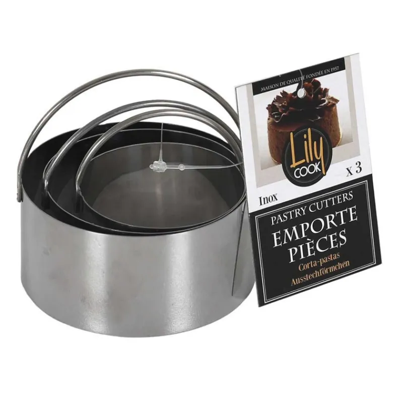 Sale Emporte piece rond x3 5.5cm 6.5c Plat, Moule