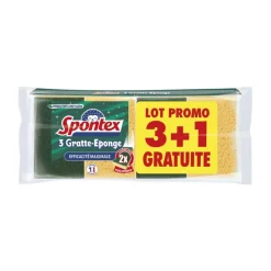 Sale Eponges 3+1 efficacite maximale Vaisselle