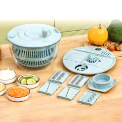 New Essoreuse 2en1 mandoline Ustensiles, Accessoire De Cuisine