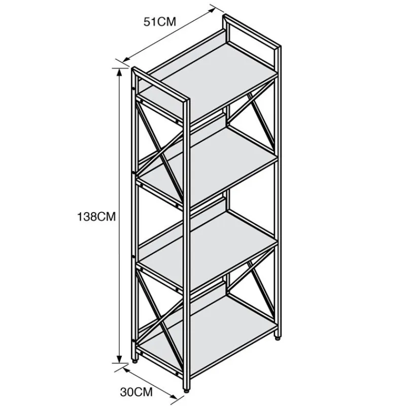 Clearance Etagere 4 niveaux Salon