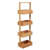 Hot Etagere 4 niveaux bambou Accessoire Salle De Bain