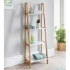Best Etagere 4 niveaux en bambou Salle De Bain
